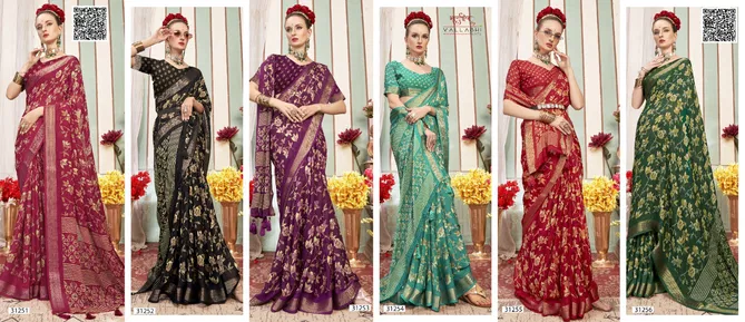 Jyotimayi By Vallabhi Linen Printed Sarees Wholesale Market In Surat